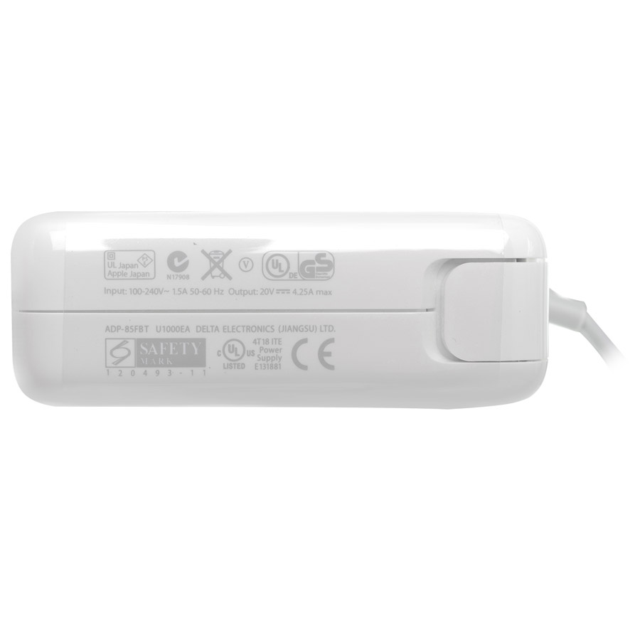 Оригінальний блок живлення для ноутбука APPLE MagSafe2 20V, 4.25A, 85W, White (з євро-адаптером),Т-подібний роз`єм MagSafe2
