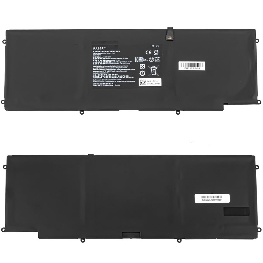 Оригінальна батарея для ноутбука RAZER HAZEL (Blade RZ09-01682E11, RZ09-01682E20) 11.55V 4640mAh 53.6Wh Black