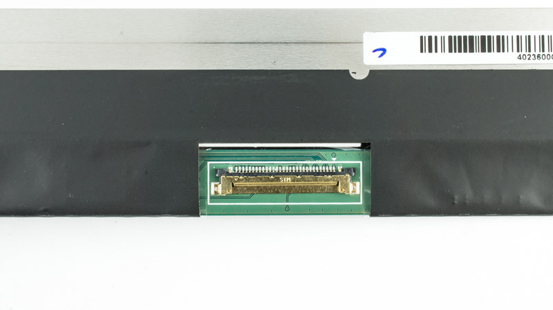 Матриця 14.0 NV140FHM-N41 (1920*1080, 30pin(eDP, 250cd/m2 (!!!),  IPS), LED, SLIM (вертикальні вушки), матова, роз`єм праворуч знизу) для ноутбука (renew)