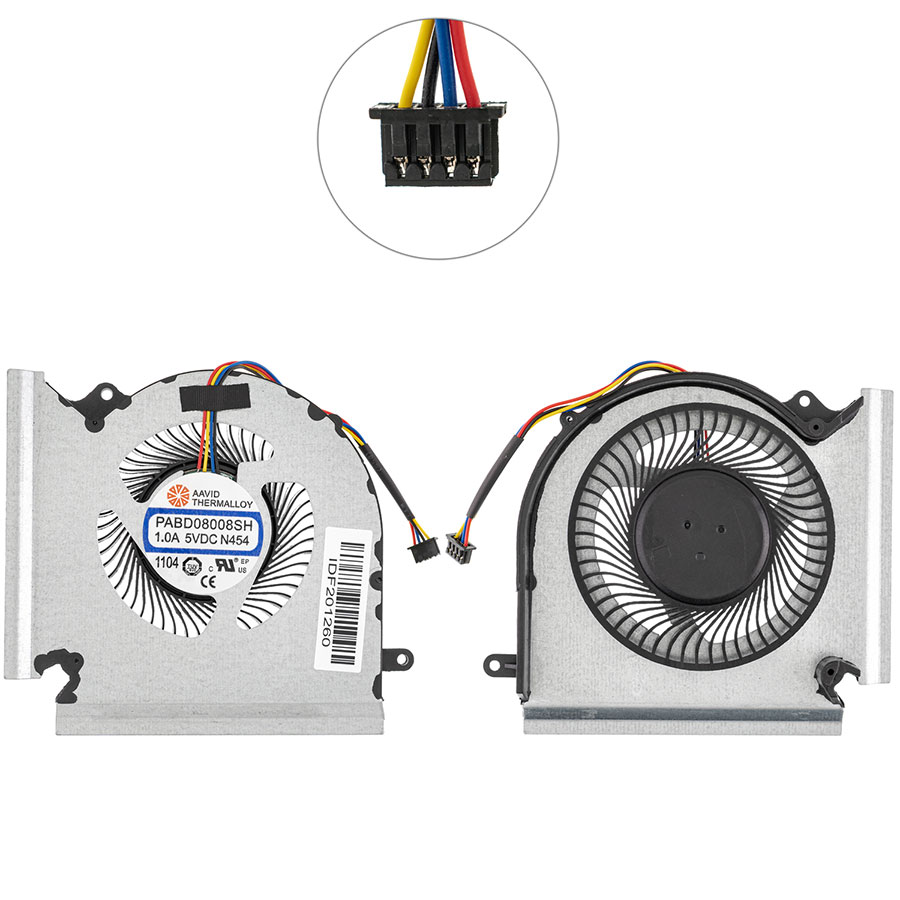 Оригінальний вентилятор для ноутбука MSI GE66, GL66, GP66, MS-1541, MS-1542 (CPU+VGA FAN) (Кулер)