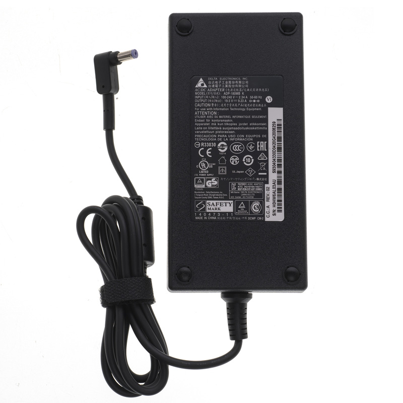 Оригінальний блок живлення для ноутбука ACER 19.5V, 9.23A, 180W, 5.5*1.7мм, black (без кабеля !)