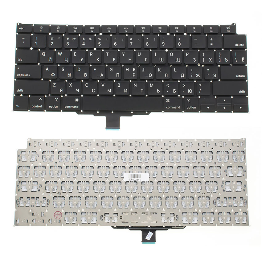 Клавиатура для ноутбука APPLE (MacBook Air: A2179 (2020)) rus, black, SMALL Enter (ОРИГИНАЛ)