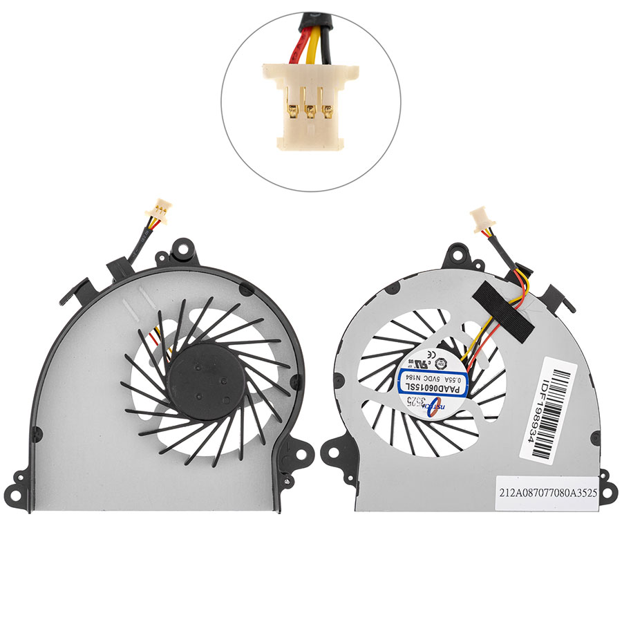 Оригінальний вентилятор для ноутбука MSI GS70, GS72, MS-1771, MS-1773 (CPU FAN) (Кулер)