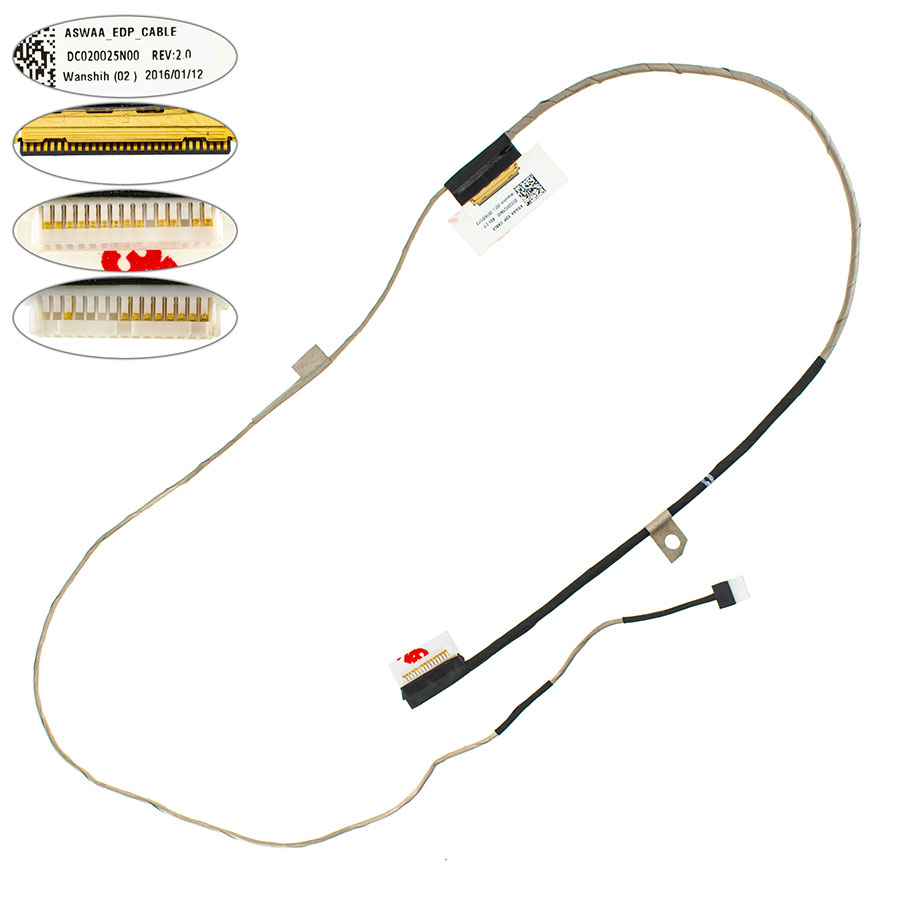 Шлейф матриці для ноутбука Toshiba (C40) LED (DC020025N00)