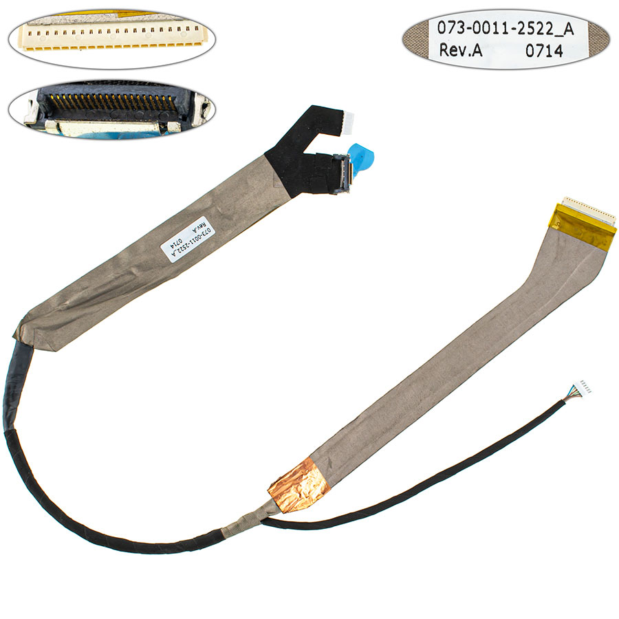Шлейф матриці для ноутбука Sony (Vaio: VGN-C1S, VGN-C1Z, VGN-C2S, VGN-C260E) 20pin LED (073-0011-2522_A)