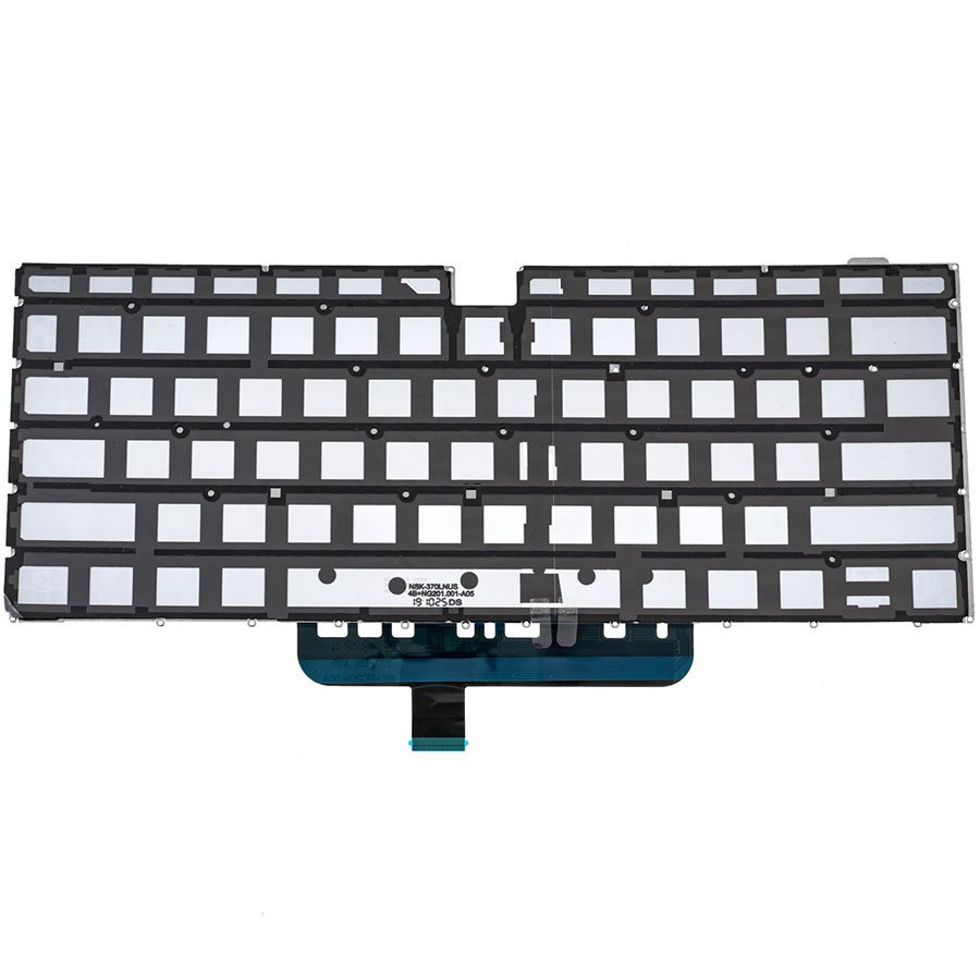 Клавіатура для ноутбука HUAWEI ((W19R, W29) rus, black, без кадру, підсвічування клавіш