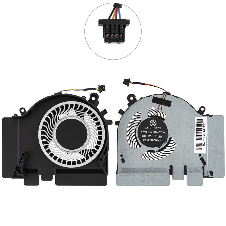 Вентилятор для ноутбука XIAOMI GameBook 15.6, CPU, 12V, 4pin