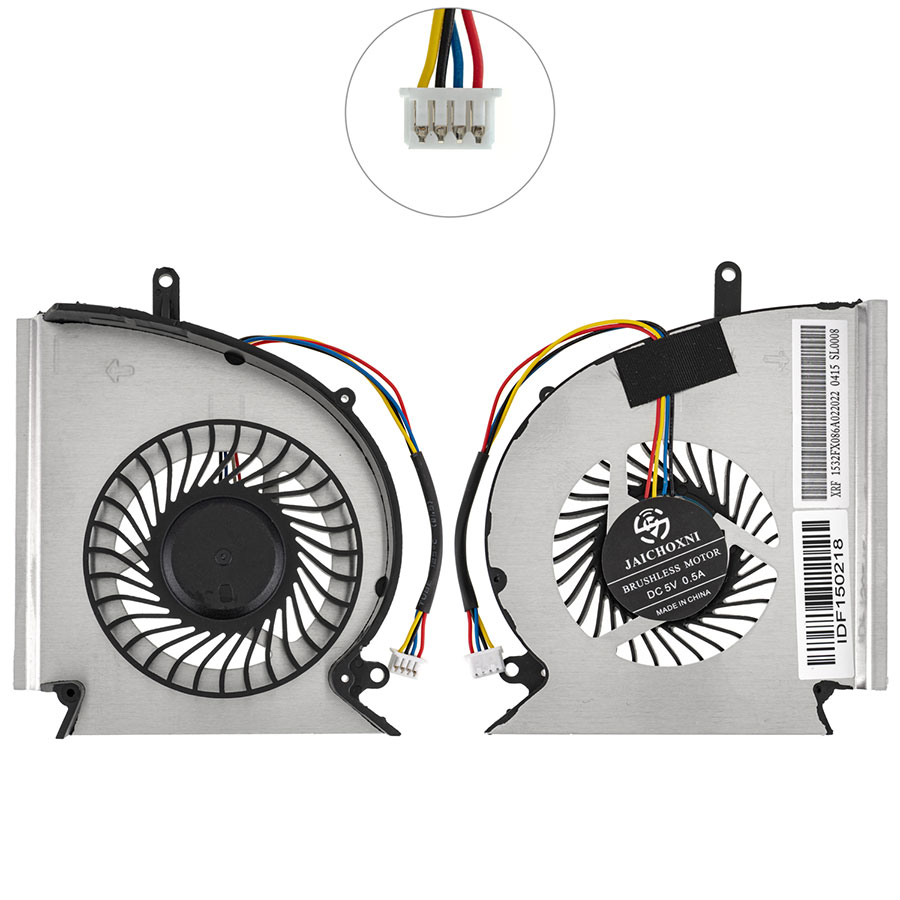 Вентилятор для ноутбука MSI GE75, GP75, GL75 (GPU FAN) (PAAD06015SL-N417) (Кулер) 