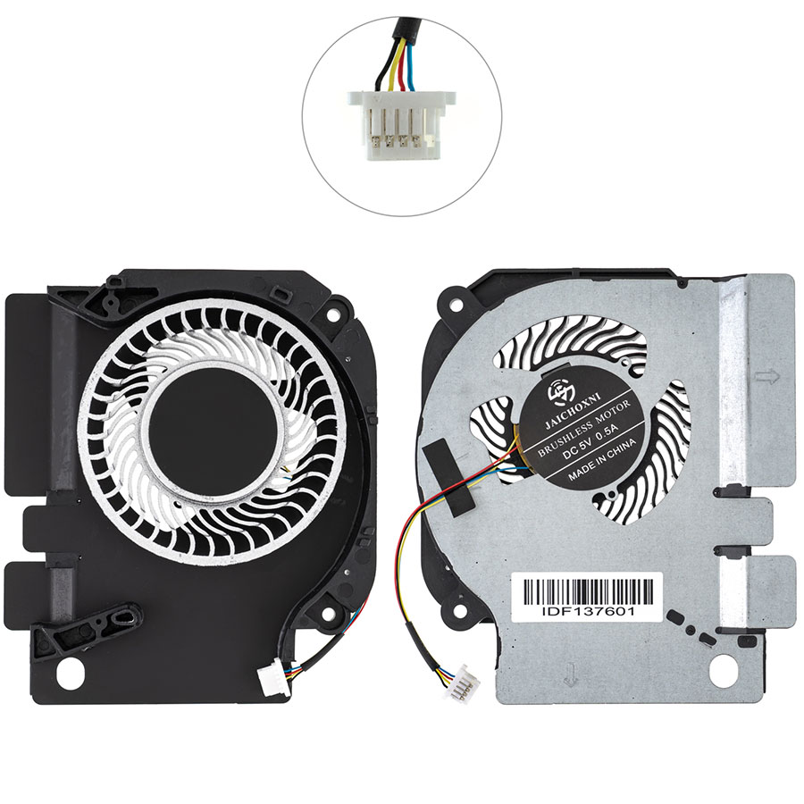 Вентилятор 2шт для ноутбука XIAOMI MI 15.6, 4pin, GTX1050 version, DC 5V (CPU + GPU) (Кулер)