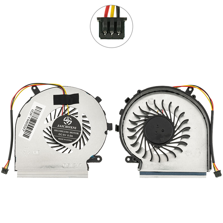 Вентилятор для ноутбука MSI GL62, GL62M, GF62, GP62, GP62M, 3pina (Кулер)
