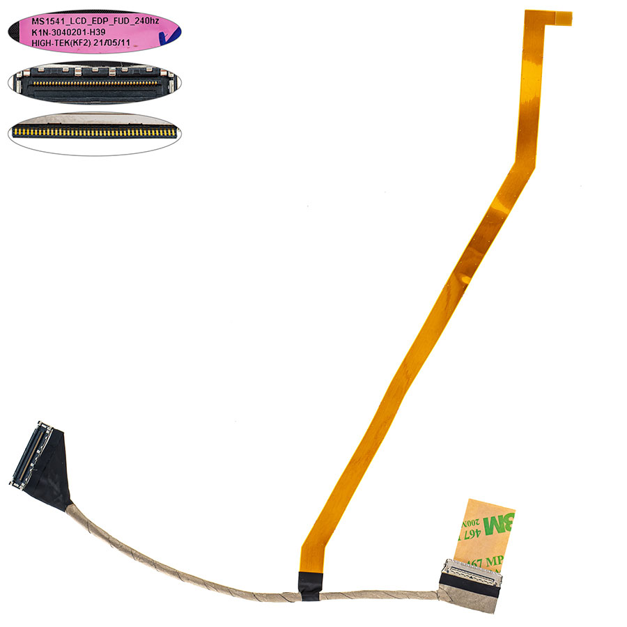 Шлейф матриці для ноутбука MSI (GE66 MS-1541) 40 0.4 240hz (K1N-3040201-H39)