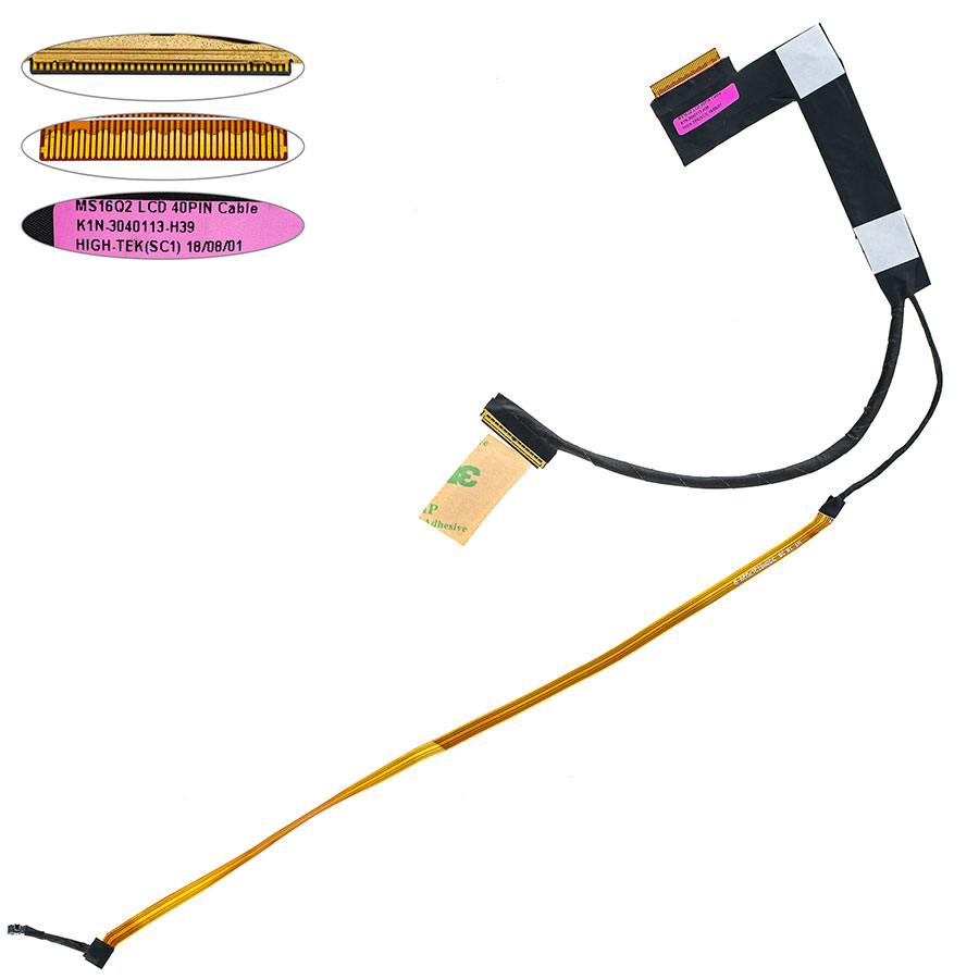 Шлейф матриці для ноутбука MSI (GS65,MS16Q2) 40 0.5 (K1n-3040113-h39)