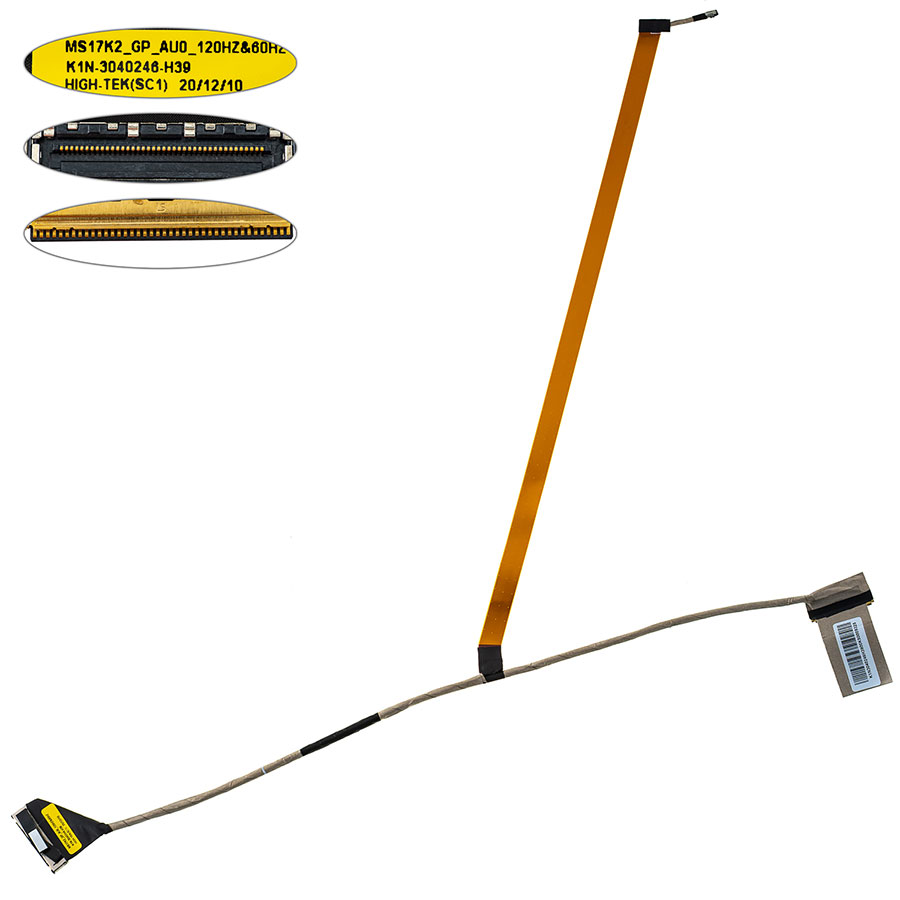 Шлейф матриці для ноутбука MSI (GP76, MS17K2) 40 0.5 (K1N-3040246-H39)