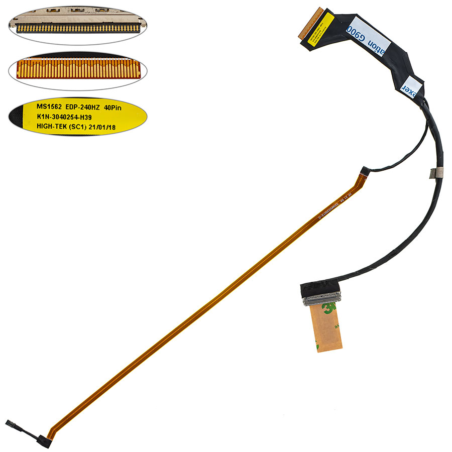 Шлейф матриці для ноутбука MSI (Stealth 15M MS1562) 240HZ 40 0.4 (K1N-3040254-H39)
