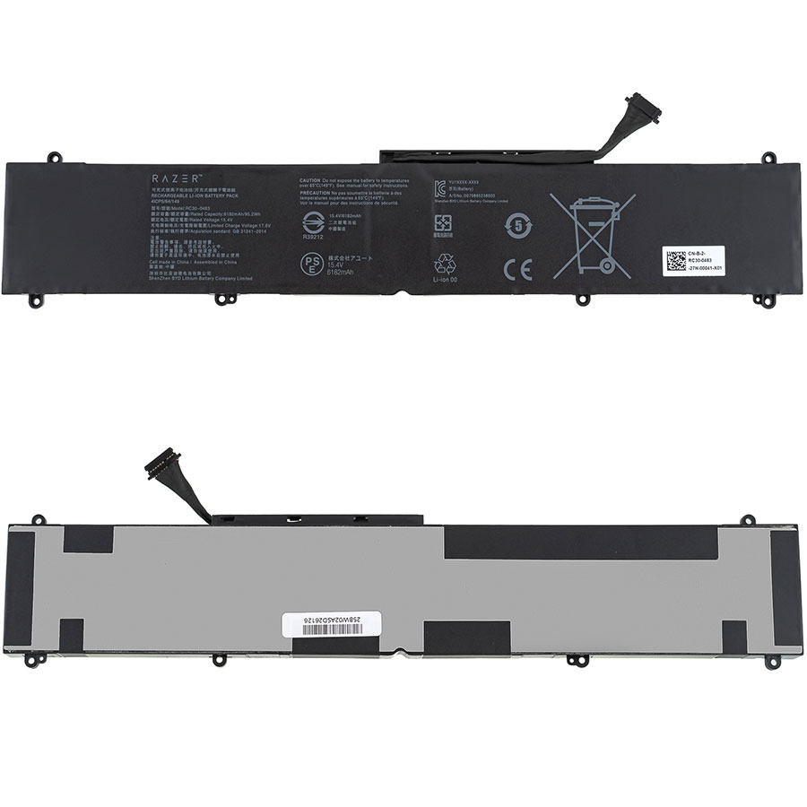 Оригінальна батарея для ноутбука RAZER RC30-0483 (Blade 16, Blade 16 2024) 15.4V 6182mAh 95,2Wh Black