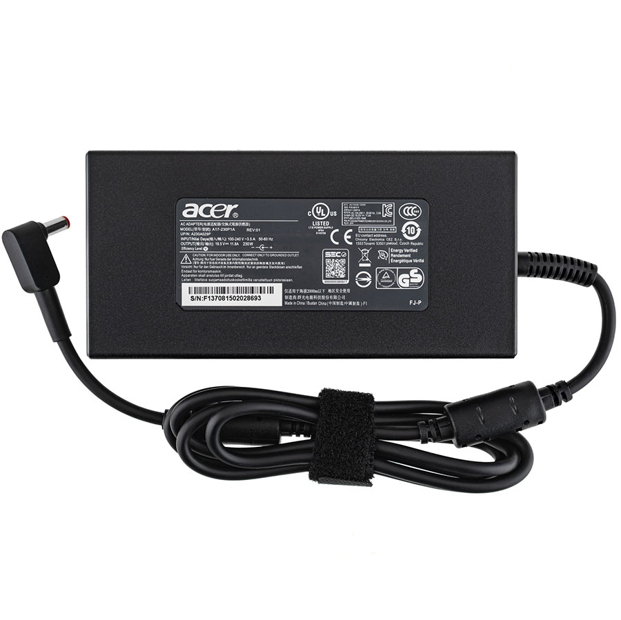 Оригінальний блок живлення для ноутбука ACER 19ю5V, 11.8A, 230W, 5.5*1.7мм, black, RECTANGULAR