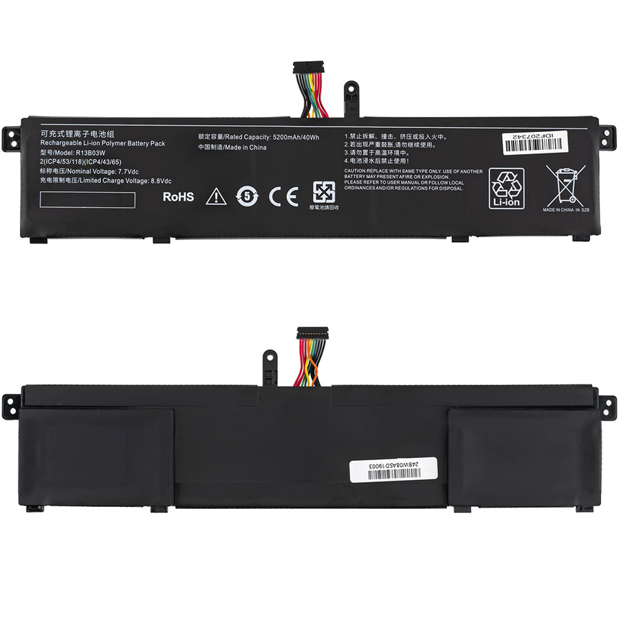 Батарея для ноутбука Xiaomi R13B03W (RedmiBook 13) 7.7V 5200mAh 40Wh Black
