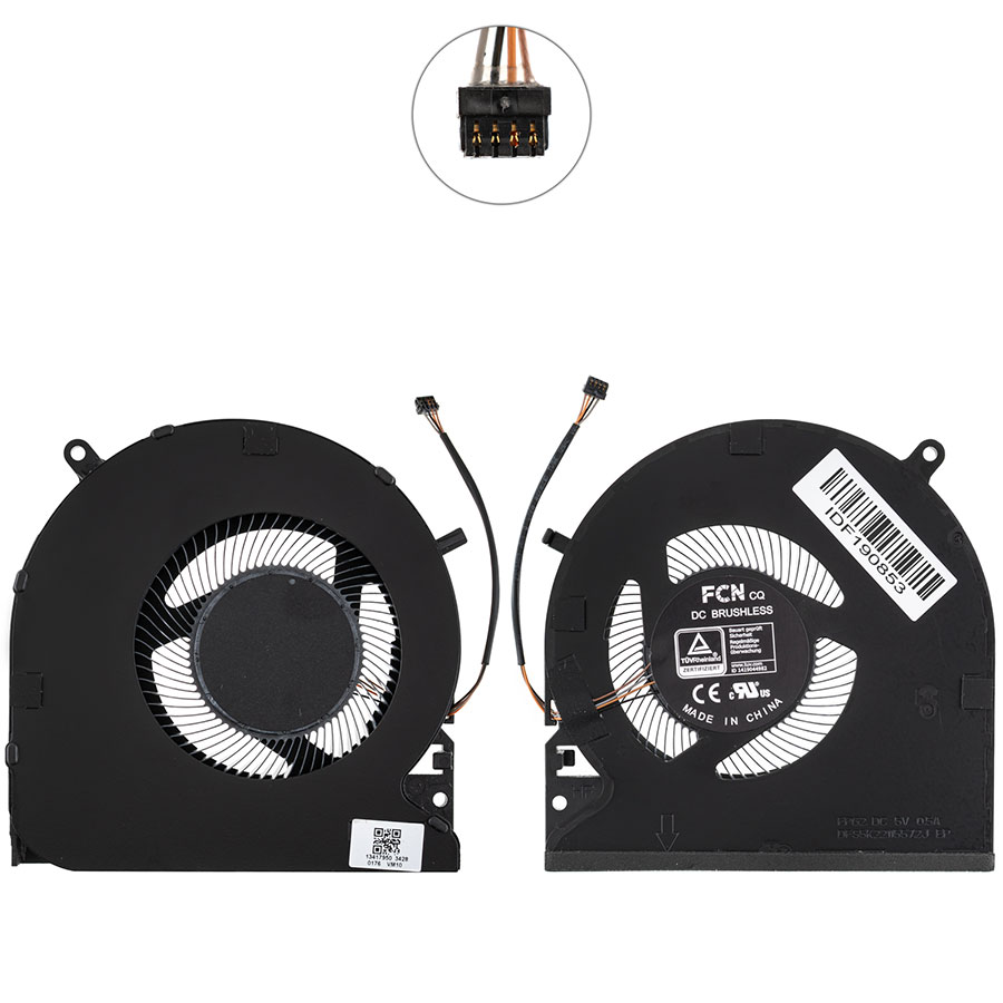 Оригінальний вентилятор для ноутбука Razer Blade 15 Advanced 2021 (RZ09-0409 series) GPU FAN 5V