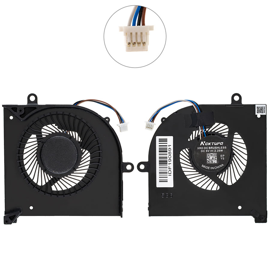 Вентилятор для ноутбуку MSI (GS75 GP75 MS-17G1) CPU