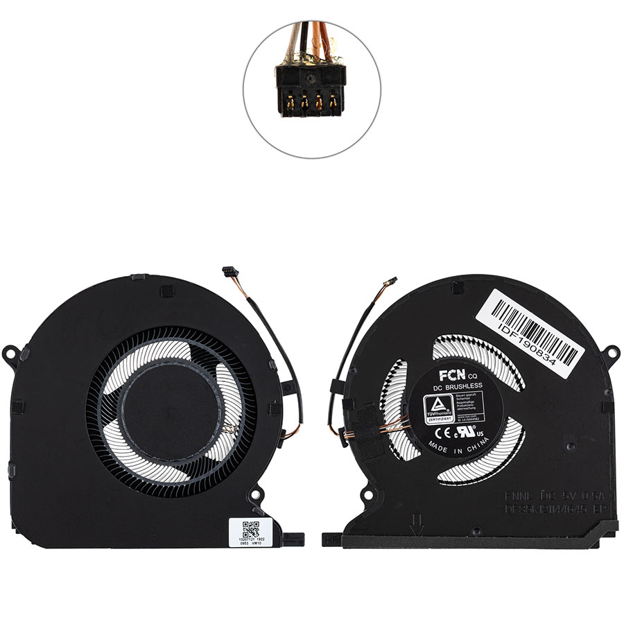 Оригинальный вентилятор для ноутбуку Razer (Blade 14 RZ09-0370) GPU