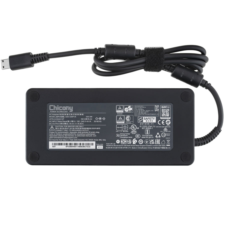 Оригінальний блок живлення для ноутбука MSI 19.5V, 16.92A, 330W, USB_MSI, Black