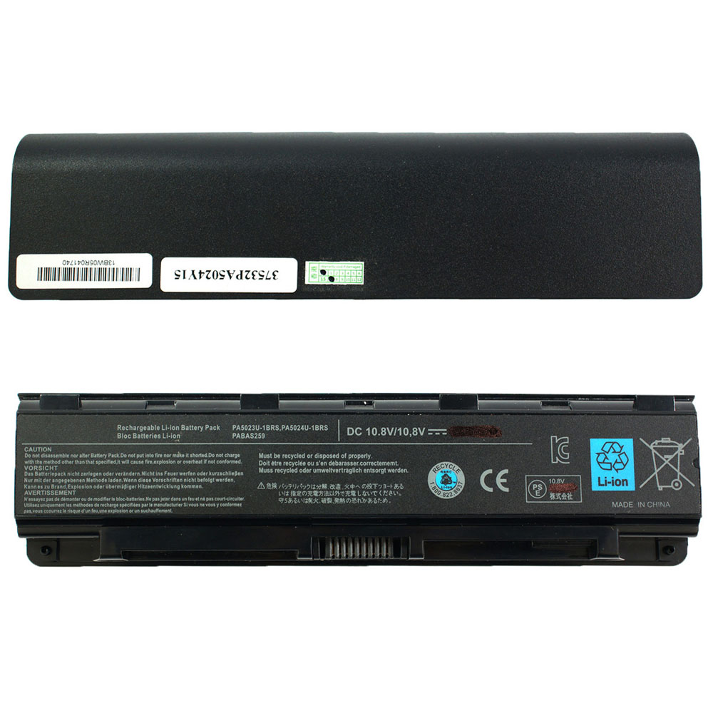 Батарея для ноутбука Toshiba PA5024 (Satellite C800, C805, M800, L800, L805, M805, L830, L835, M840, L840, L845, C850, C855, S855, P855, C870, L875, S875 series) 10.8V 4400mAh Black