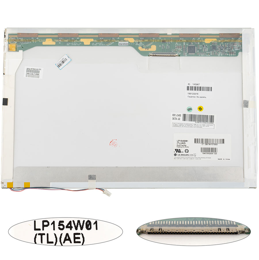 Матриця 15.4 LP154W01-TLAE (1280*800, 30pin, 1CCFL, NORMAL, матова, роз`єм праворуч зверху) для ноутбука