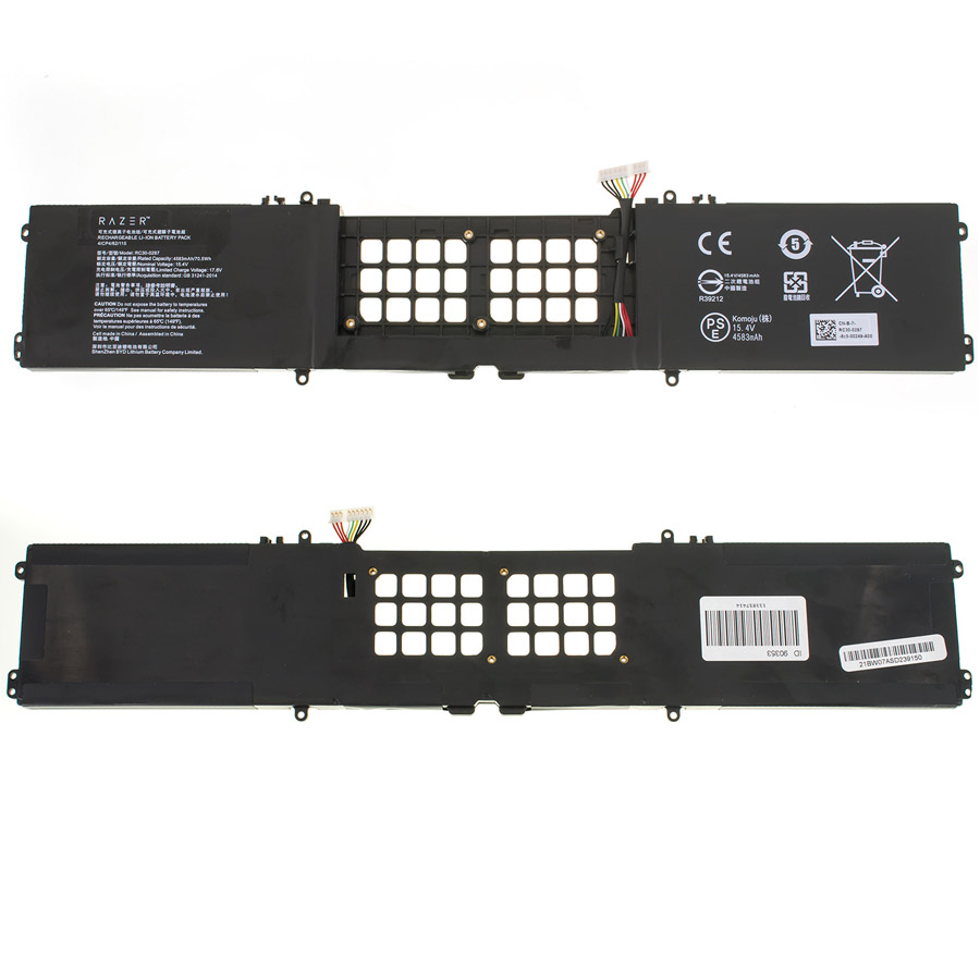 Оригінальна батарея для ноутбука RAZER RC30-0287 (Blade Pro 17 RZ09-02876E92) 15.4V 4583mAh 70.5Wh Black