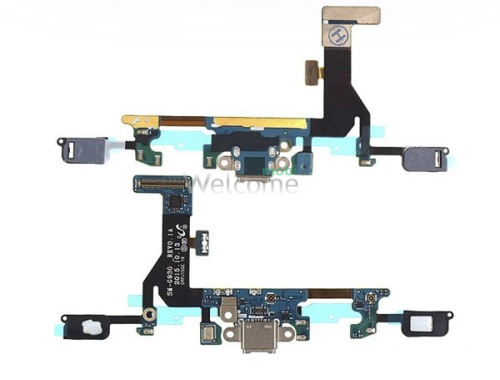 Flex Samsung G930F Galaxy S7 with charge connector and components