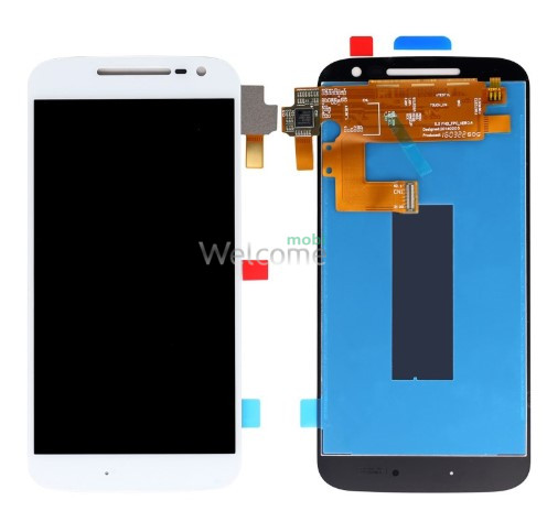 LCD Motorola XT1622 Moto G4/XT1621/XT1624/XT1625/XT1626 with touchscreen white orig