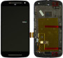 Дисплей Motorola XT1062 Moto G2,XT1063,XT1064,XT1068 в сборе с сенсором и рамкой black