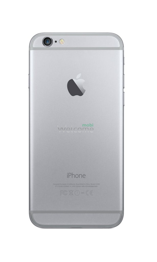 iPhone6 ​​back cover silver