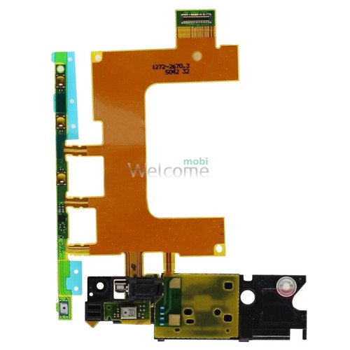 Шлейф Sony C5502 Xperia ZR/C5503 on/off with components