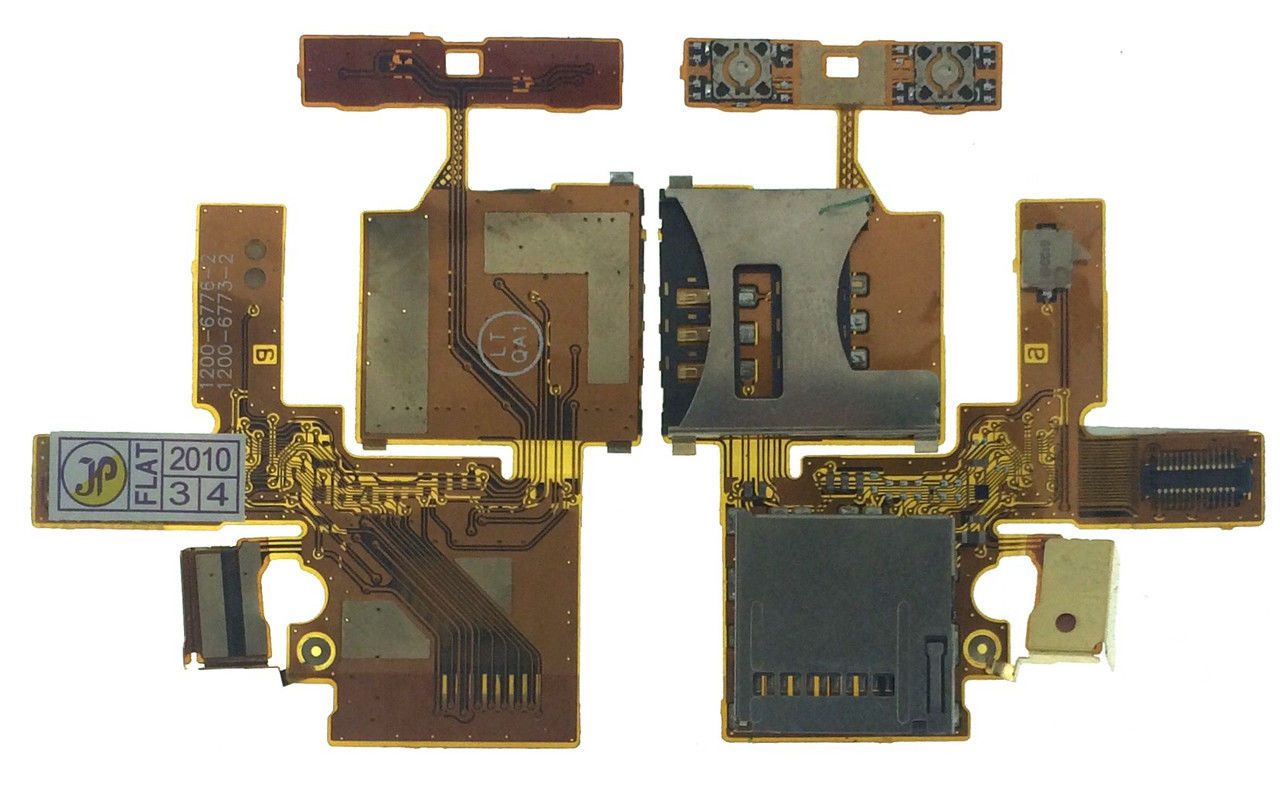 Шлейф Sony Ericsson W380 / Z555 SIM + mmC