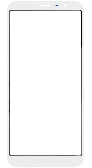 Скло дисплея Meizu M6T White (для переклеювання)