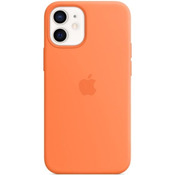Чохол (Sillicon Case) для iPhone 12 mini with magsafe and splash Kumquat