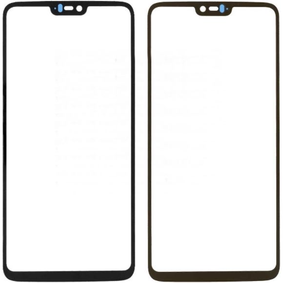 Скло дисплея OnePlus 6 Black + OCA (для переклеювання)