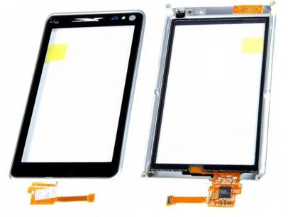 Тачскрін Nokia N8 Original (з рамкою) Silver