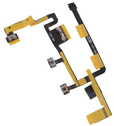 Шлейф iPad 2 з кнопками включення і звуку (A1397)