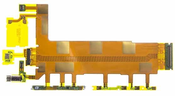 Шлейф Sony Z3 / D6603 / D6643 / D6653 основний на кнопки гучності, Вібро и Мікрофон