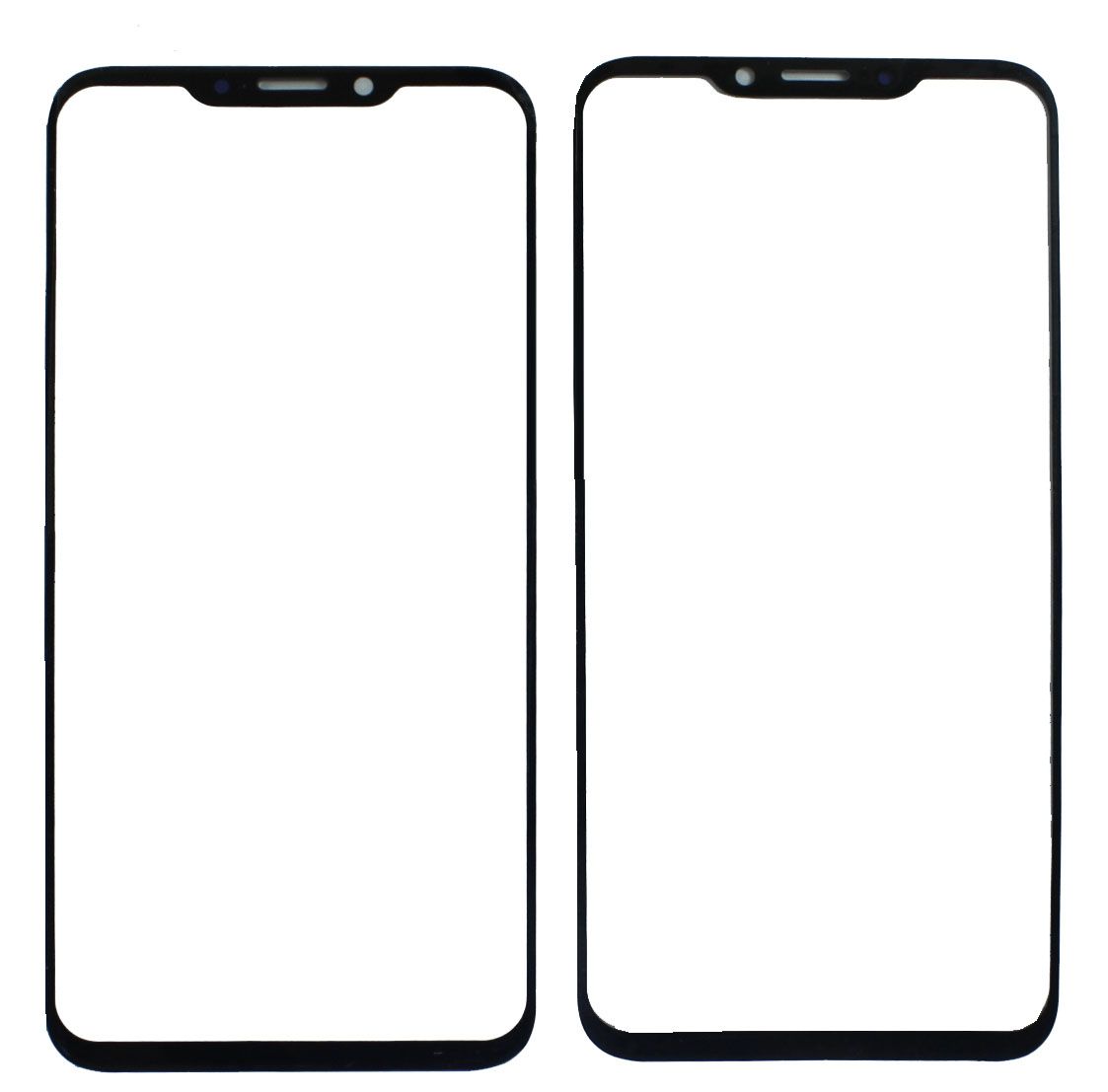 Скло дисплея Meizu X8 Black (для переклеювання)