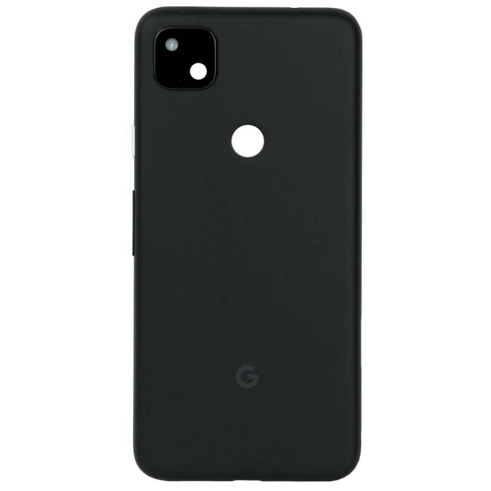 Задня частина корпусу Google Pixel 4A Just Black (з склом камери)