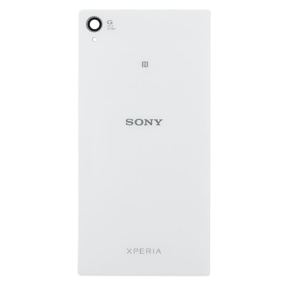 Задня частина корпусу Sony Xperia Z1 C6902 White (з склом камери)