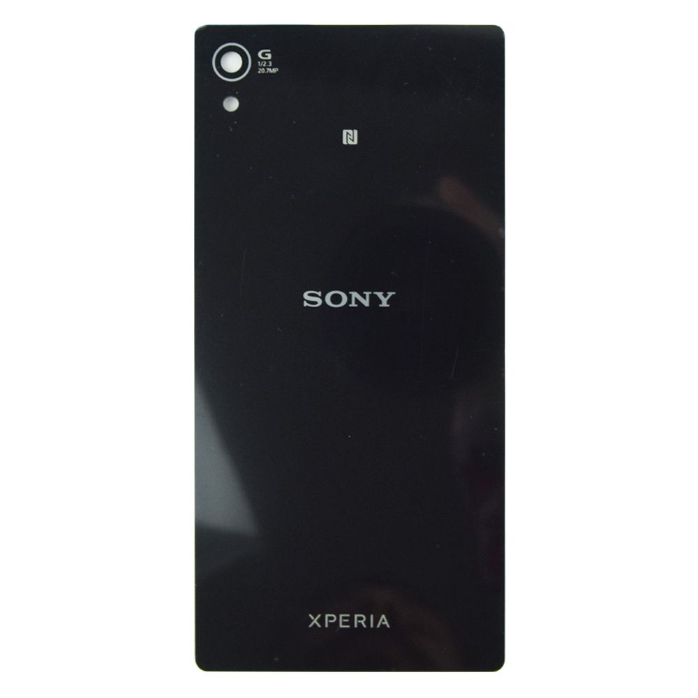 Задня частина корпусу Sony Xperia Z4 Black (з склом камери)