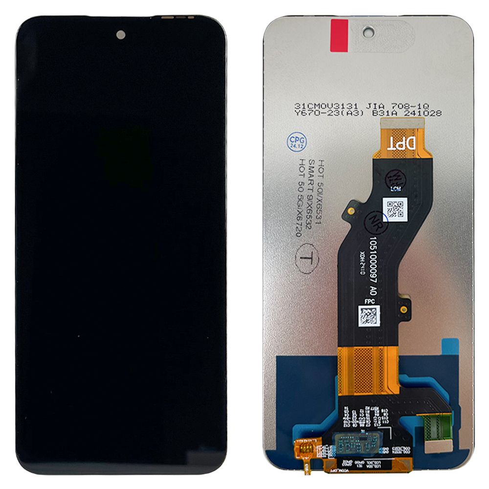 Дисплей Infinix Hot 50 5G / Hot 50i / Smart 9 (X6720 / X6531 / X6532) complete Black