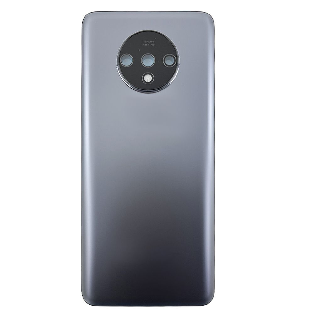 Задня частина корпусу OnePlus 7T Frosted Silver (з склом камери)