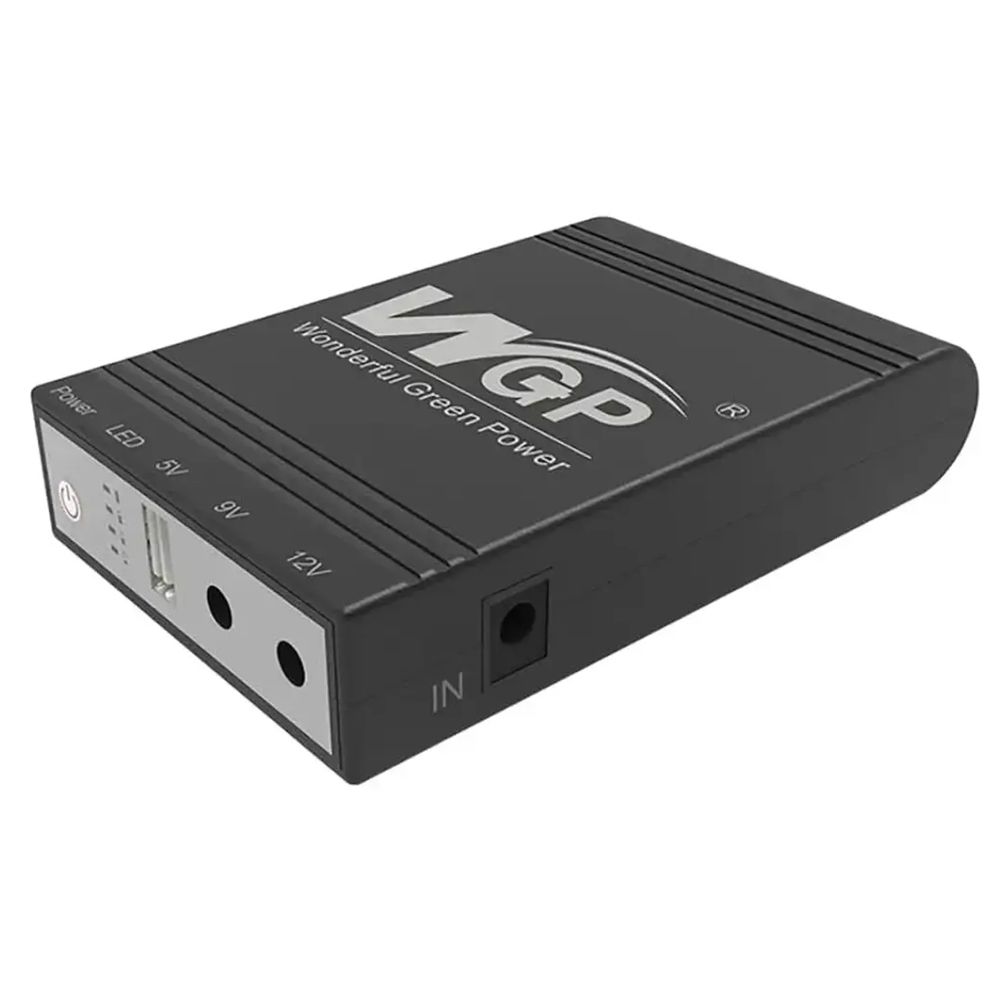 Безперебійник (ДБЖ) для роутера WGP103 (5-9-12V / 10400 mAh) Black