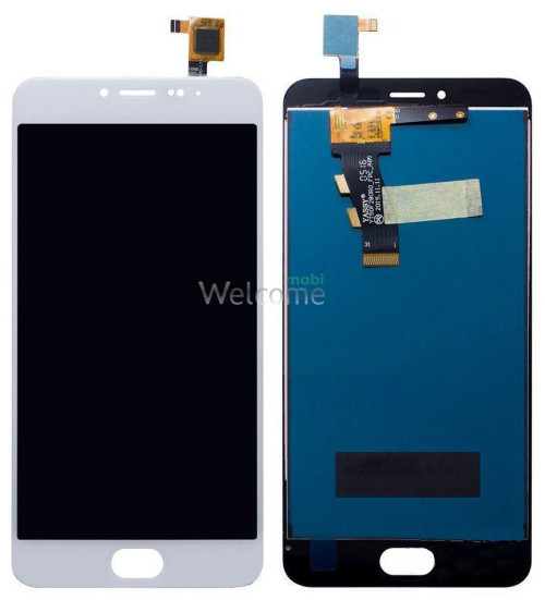 LCD Meizu M3S with touchscreen white orig (FPC-T50KA171S2M-1 Ver.02 home 15mm) (LCD TEST)