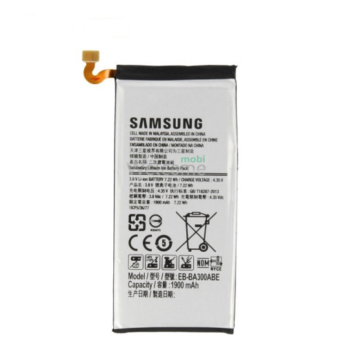 Battery Samsung A300F Galaxy A3, A300FU Galaxy A3, A300H Galaxy A3, EB-BA300ABE (Li-ion 3.8V 1900mAh) orig