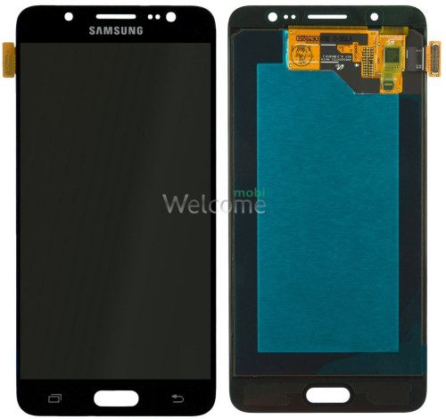 Дисплей Samsung SM-J510H Galaxy J5 (2016) в зборі з сенсором black service orig